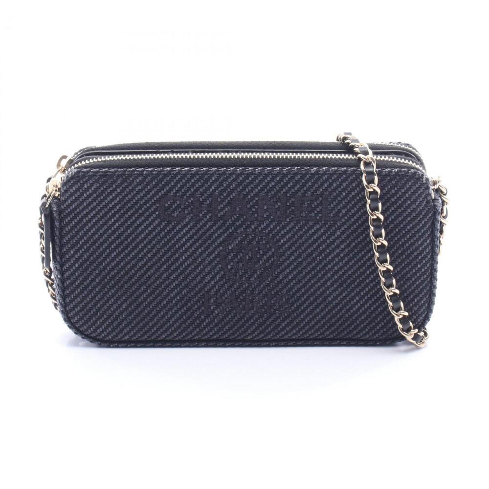 CHANEL Blue Leather Deauville Shoulder Bag - Picture 1 of 8